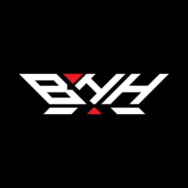 BHH harfli logo vektör tasarımı, BHH basit ve modern logo. BHH lüks alfabe tasarımı  