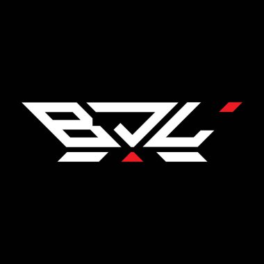 BJL harf logo vektör tasarımı, BJL basit ve modern logo. BJL lüks alfabe tasarımı  