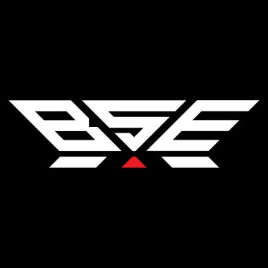 BSE harfli logo vektör tasarımı, BSE basit ve modern logo. BSE lüks alfabe tasarımı  