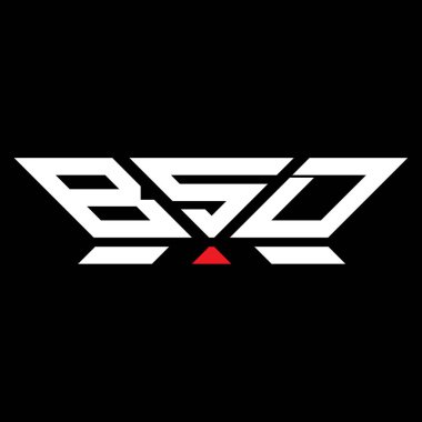 BSD harfli logo vektör tasarımı, BSD basit ve modern logo. BSD lüks alfabe tasarımı  
