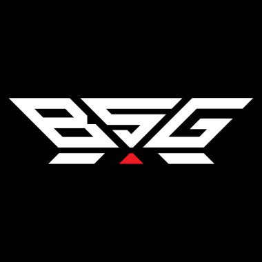BSG harfli logo vektör tasarımı, BSG basit ve modern logo. BSG lüks alfabe tasarımı  