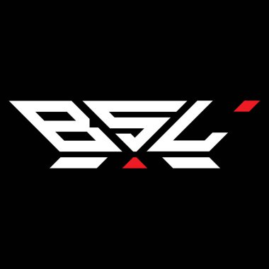 BSL harf logo vektör tasarımı, BSL basit ve modern logo. BSL lüks alfabe tasarımı  