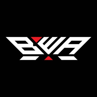 BWA harfi logo vektör tasarımı, BWA basit ve modern logo. BWA lüks alfabe tasarımı  