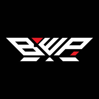 BWP harfli logo vektör tasarımı, BWP basit ve modern logo. BWP lüks alfabe tasarımı  