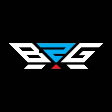 BZG harfli logo vektör tasarımı, BZG basit ve modern logo. BZG lüks alfabe tasarımı  