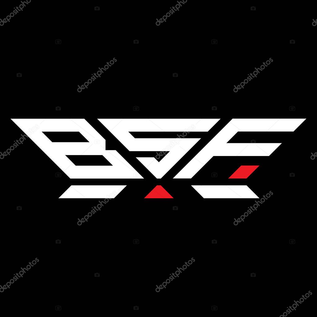 BSF letter logo vector design, BSF simple and modern logo. BSF luxurious alphabet design