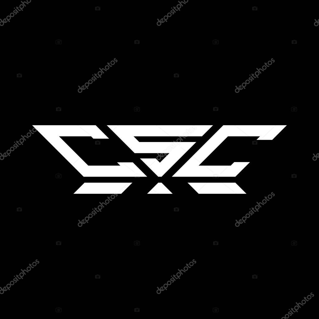 CSC letter logo vector design, CSC simple and modern logo. CSC luxurious alphabet design