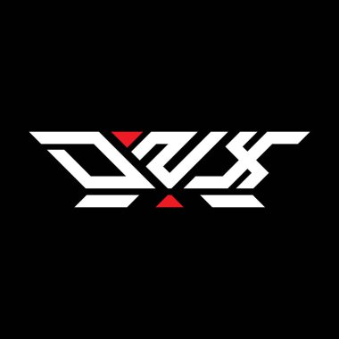 DNX harfli logo vektör tasarımı, DNX basit ve modern logo. DNX lüks alfabe tasarımı  