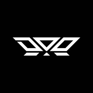 DOO harfi logo vektör tasarımı, DOO basit ve modern logo. DOO lüks alfabe tasarımı  