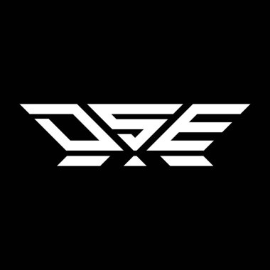 DSE harfi logo vektör tasarımı, DSE basit ve modern logo. DSE lüks alfabe tasarımı  