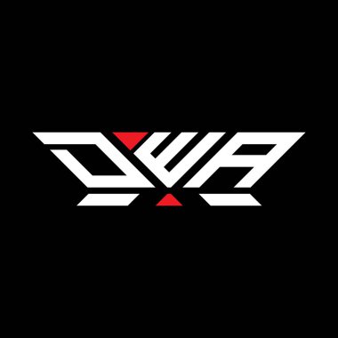 DWA harfi logo vektör tasarımı, DWA basit ve modern logo. DWA lüks alfabe tasarımı  