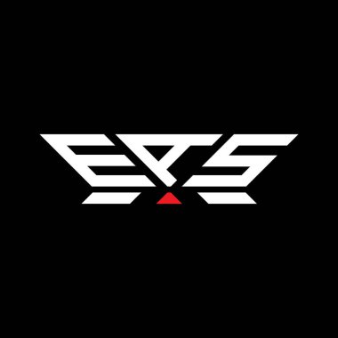 EAS harfli logo vektör tasarımı, EAS basit ve modern logo. EAS lüks alfabe tasarımı  