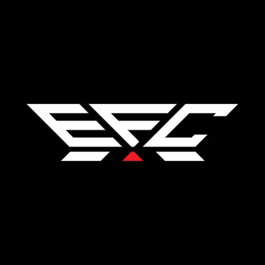 EFC letter logo vector design, EFC simple and modern logo. EFC luxurious alphabet design   clipart