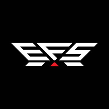 EFS letter logo vector design, EFS simple and modern logo. EFS luxurious alphabet design   clipart