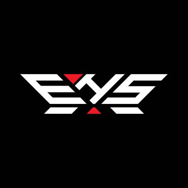 EHS harfli logo vektör tasarımı, basit ve modern EHS logosu. EHS lüks alfabe tasarımı  