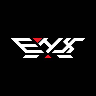 EHX harfli logo vektör tasarımı, EHX basit ve modern logo. EHX lüks alfabe tasarımı  