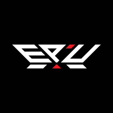 EPU harfi logo vektör tasarımı, EPU basit ve modern logo. EPU lüks alfabe tasarımı  