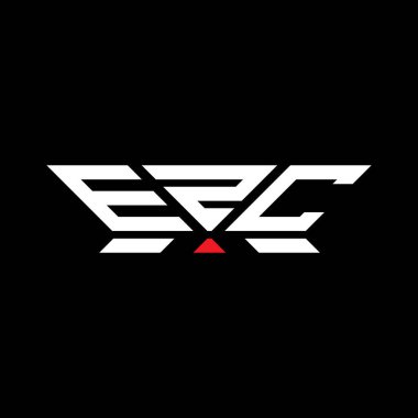 EZC harfli logo vektör tasarımı, EZC basit ve modern logo. EZC lüks alfabe tasarımı  