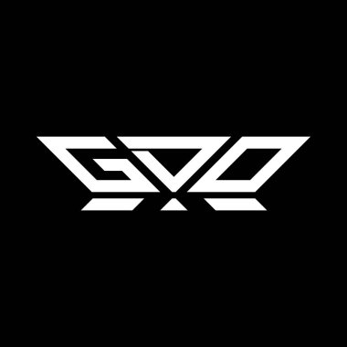 GDO harfi logo vektör tasarımı, GDO basit ve modern logo. GDO lüks alfabe tasarımı  