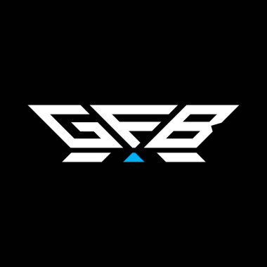 GFB harfli logo vektör tasarımı, GFB basit ve modern logo. GFB lüks alfabe tasarımı  