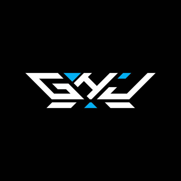 GHJ letter logo vector design, GHJ simple and modern logo. GHJ luxurious alphabet design  