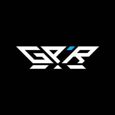 GPR letter logo vector design, GPR simple and modern logo. GPR luxurious alphabet design   clipart