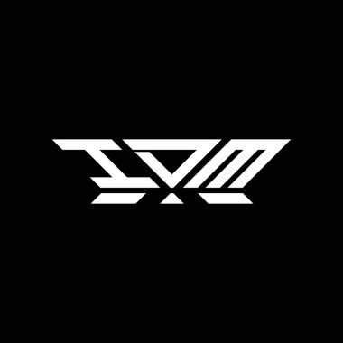 IDM harfi logo vektör tasarımı, IDM basit ve modern logo. IDM lüks alfabe tasarımı  