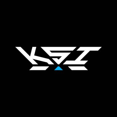 KSI letter logo vector design, KSI simple and modern logo. KSI luxurious alphabet design  