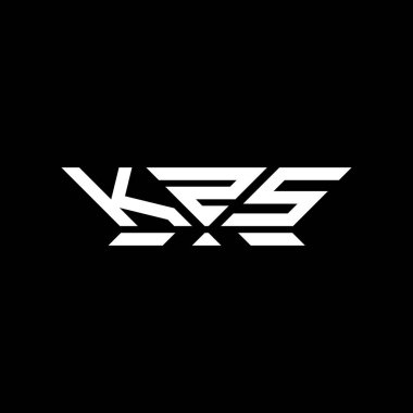 KZS harfli logo vektör tasarımı, KZS basit ve modern logo. KZS lüks alfabe tasarımı  