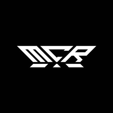 MCR harfi logo vektör tasarımı, MCR basit ve modern logo. MCR lüks alfabe tasarımı  