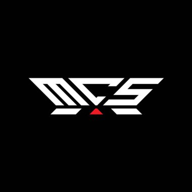 MCS harfli logo vektör tasarımı, MCS basit ve modern logo. MCS lüks alfabe tasarımı  