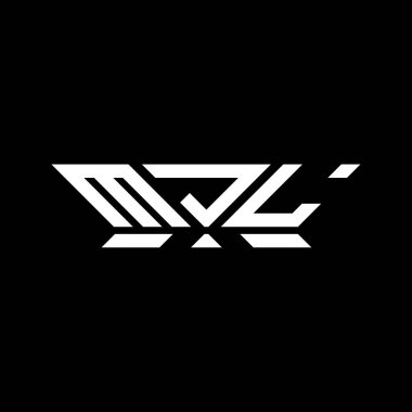 MJL harf logo vektör tasarımı, MJL basit ve modern logo. MJL lüks alfabe tasarımı  