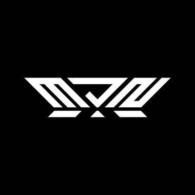MJN harfli logo vektör tasarımı, MJN basit ve modern logo. MJN lüks alfabe tasarımı  