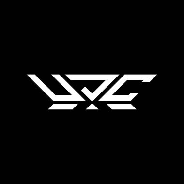 UJC harfli logo vektör tasarımı, UJC basit ve modern logo. UJC lüks alfabe tasarımı  