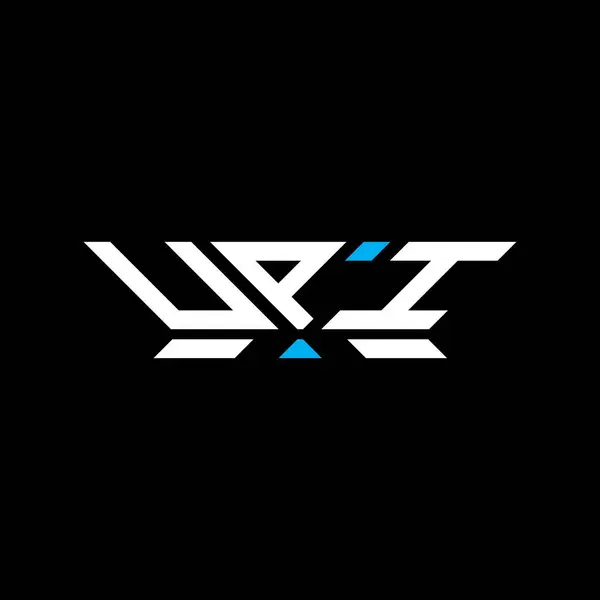 stock vector UPI letter logo vector design, UPI simple and modern logo. UPI luxurious alphabet design  