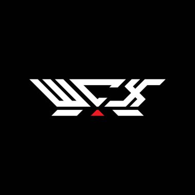 WCX harfli logo vektör tasarımı, WCX basit ve modern logo. WCX lüks alfabe tasarımı  