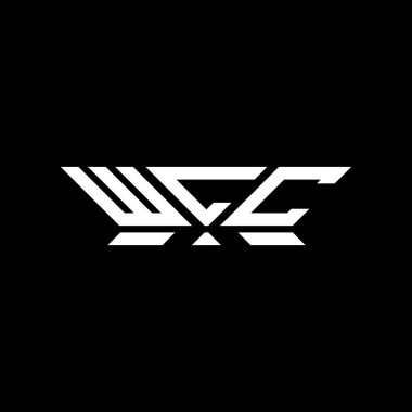 WLC harfli logo vektör tasarımı, WLC basit ve modern logo. WLC lüks alfabe tasarımı  