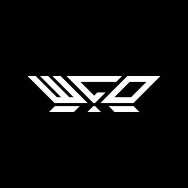 WLO harfli logo vektör tasarımı, WLO basit ve modern logo. WLO lüks alfabe tasarımı  