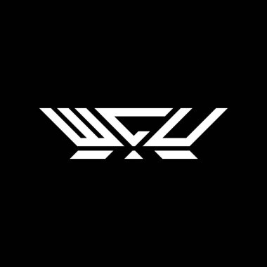 WLU harfli logo vektör tasarımı, WLU basit ve modern logo. WLU lüks alfabe tasarımı  