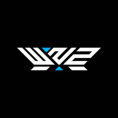 WNZ harfli logo vektör tasarımı, WNZ basit ve modern logo. WNZ lüks alfabe tasarımı  