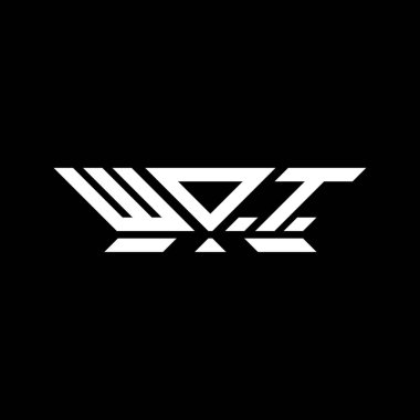 WOT harfi logo vektör tasarımı, WOT basit ve modern logo. WOT lüks alfabe tasarımı  