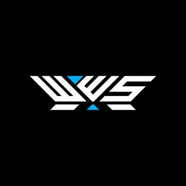 WWS harfli logo vektör tasarımı, WWS basit ve modern logo. WWS lüks alfabe tasarımı  
