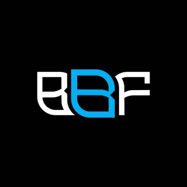 BBF logo tasarımı, BBF basit ve modern logo. BBF lüks alfabe tasarımı  