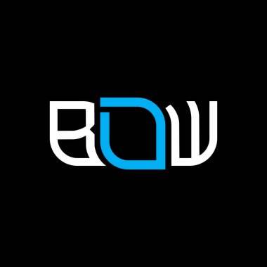 BDW logo tasarımı, BDW basit ve modern logo. BDW lüks alfabe tasarımı  