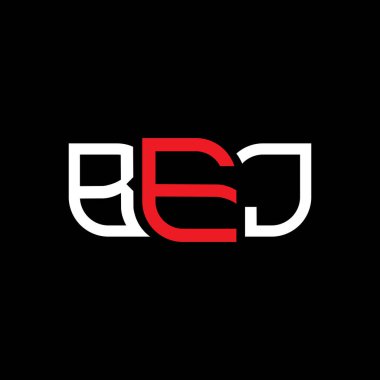 BEJ logo tasarımı, BEJ basit ve modern logo. BEJ lüks alfabe tasarımı  