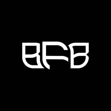 BFB logo tasarımı, BFB basit ve modern logo. BFB lüks alfabe tasarımı  