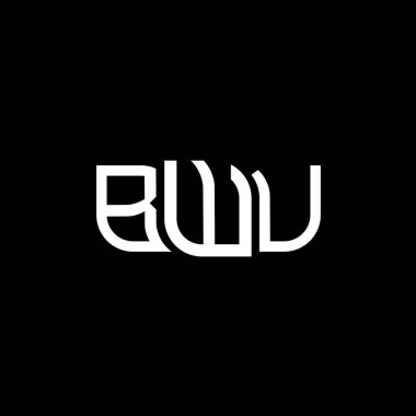 BWU logo tasarımı, BWU basit ve modern logo. BWU lüks alfabe tasarımı  