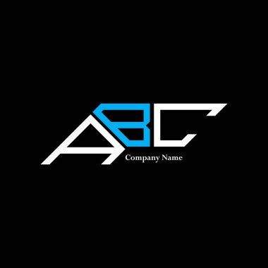 ABC logo tasarımı, ABC basit ve modern logo. ABC lüks alfabe tasarımı  