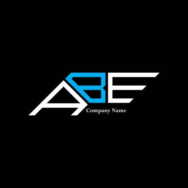 ABE logo tasarımı, ABE basit ve modern logo. ABE lüks alfabe dizaynı  