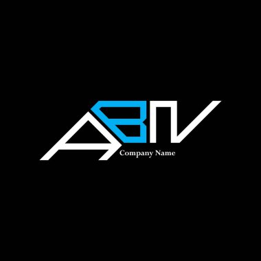 ABN logo tasarımı, ABN basit ve modern logo. ABN lüks alfabe tasarımı  